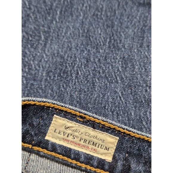 Levis Jeans Womens Wedgie Straight Size 27 Blue Button Fly Denim - Picture 6 of 13